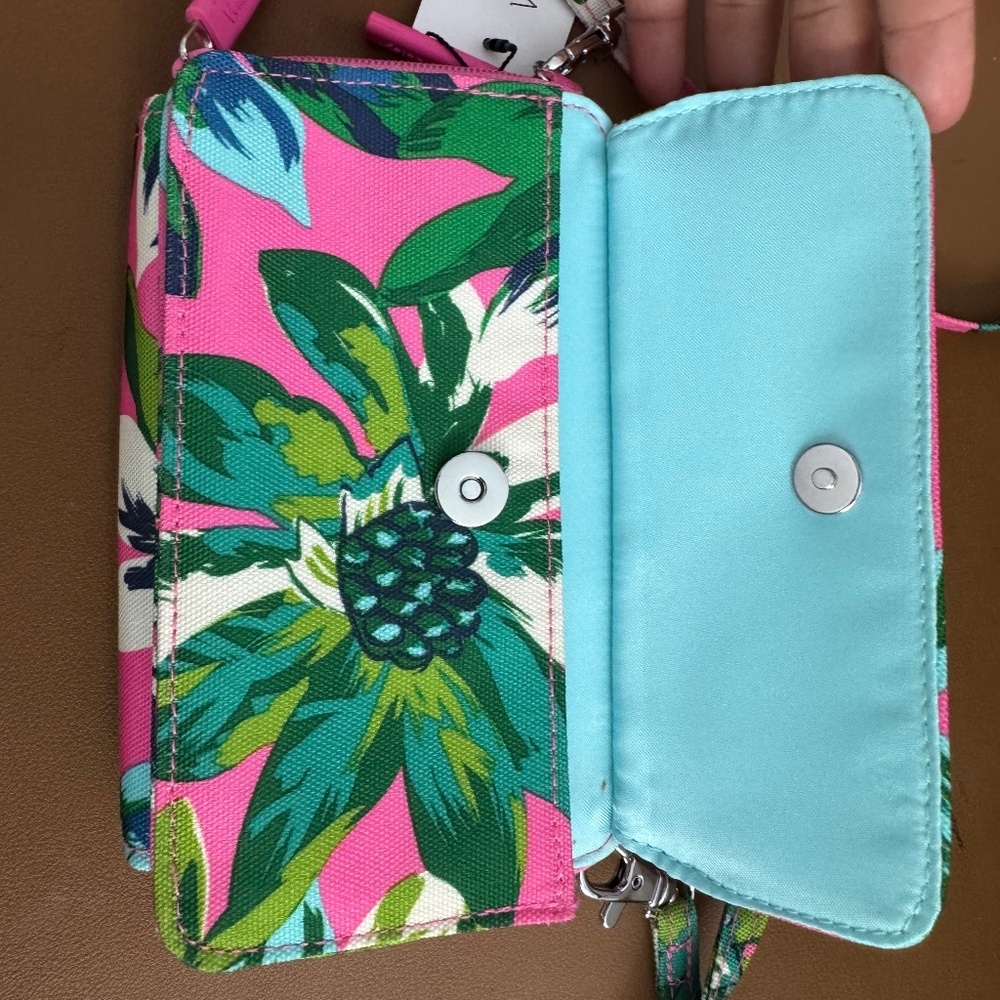 Vera Bradley Tropical Paradise Crossbody and wristlet - Picture 2 of 3